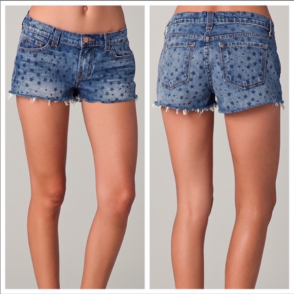 J Brand Star Denim Cutoff Shorts Vintage Star 26 - Picture 1 of 8